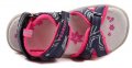Peddy PY-212-37-02 modro ružové dievčenské sandále | ARNO-obuv.sk - obuv s tradíciou