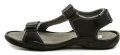 Koma 66 čierne matne pánske nadmerné sandále | ARNO-obuv.sk - obuv s tradíciou