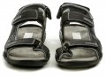 Koma 66 čierne matne pánske nadmerné sandále | ARNO-obuv.sk - obuv s tradíciou