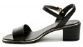 Beira rio 15745 čierne dámske sandále na podpätku | ARNO-obuv.sk - obuv s tradíciou