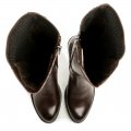 Tamaris 1-25511-23 strečové tmavo hnedé dámske kozačky | ARNO-obuv.sk - obuv s tradíciou