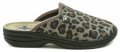Medi Line 514 hnedé leopard dámske zdravotné papuče | ARNO-obuv.sk - obuv s tradíciou