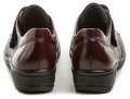 Axel AXCW032 bordó dámske poltopánky topánky šírka H | ARNO-obuv.sk - obuv s tradíciou