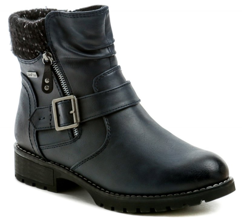 Jana 8-26420-23 navy dámske zimné topánky šírka H | ARNO-obuv.sk - obuv s tradíciou