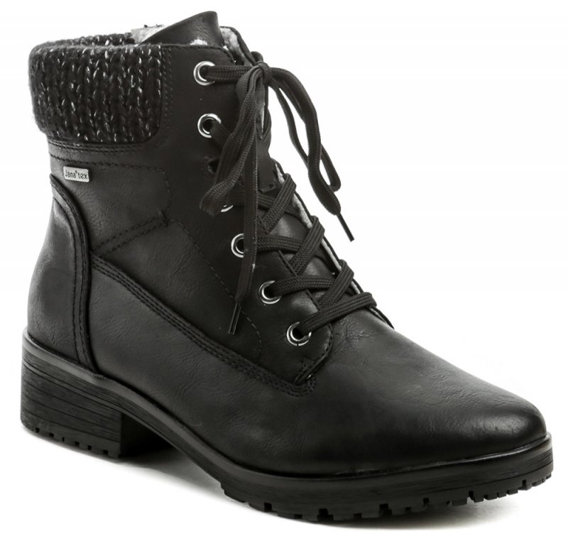 Jana 8-26218-23 čierne dámske nadmerné zimné topánky šírka H | ARNO-obuv.sk - obuv s tradíciou