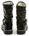 Wojtylko 5Z11647 čierne dievčenské čižmy | ARNO-obuv.sk - obuv s tradíciou