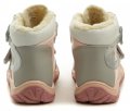 Wojtylko 1Z20048a šedo ružové detské zimné topánky | ARNO-obuv.sk - obuv s tradíciou