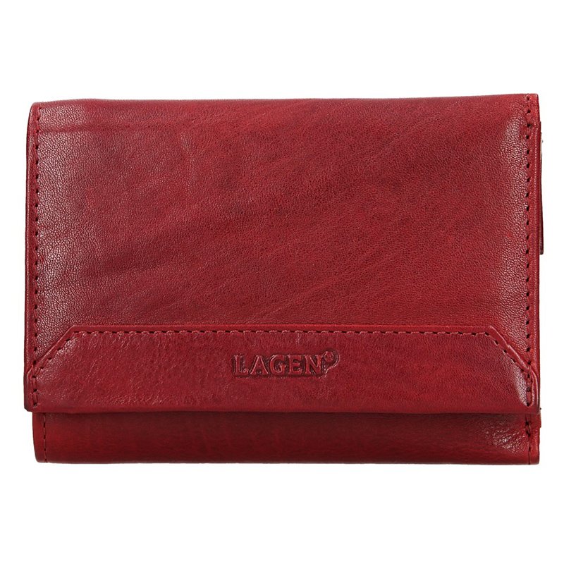 Lagen dámska peňaženka kožená LG-10 / T - červená - RED | ARNO-obuv.sk - obuv s tradíciou