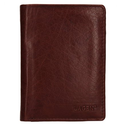 Pánska peňaženka vyrobená z pravej prírodnej kože. Rozmery peňaženky: 12,5 x 9,5 cm.