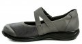 Axel AXCW062 sivé dámske poltopánky topánky šírka H | ARNO-obuv.sk - obuv s tradíciou