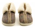 Rogallo 24148 béžové dámske zimné papuče | ARNO-obuv.sk - obuv s tradíciou