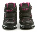 Peddy P3-631-35-10 čierno ružové detské zimné topánky | ARNO-obuv.sk - obuv s tradíciou