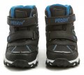Peddy P3-631-37-10 čierno modré detské zimné topánky | ARNO-obuv.sk - obuv s tradíciou
