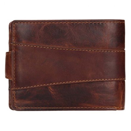 Pánska peňaženka vyrobená z pravej prírodnej kože. Rozmery peňaženky: 12 cm x 9,5 cm. Kolekcia Lagen Exclusive Class