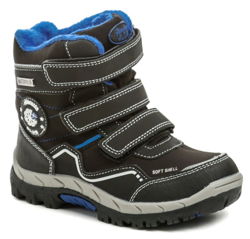 American Club HL19-19 čierno modré detské zimné topánky | ARNO-obuv.sk - obuv s tradíciou