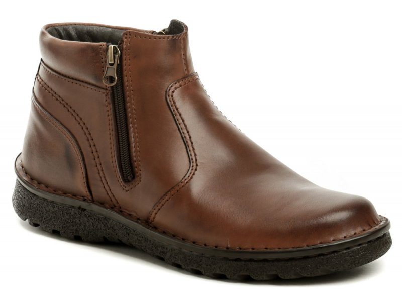 Bukat 253 hnedé pánske zimné topánky | ARNO-obuv.sk - obuv s tradíciou
