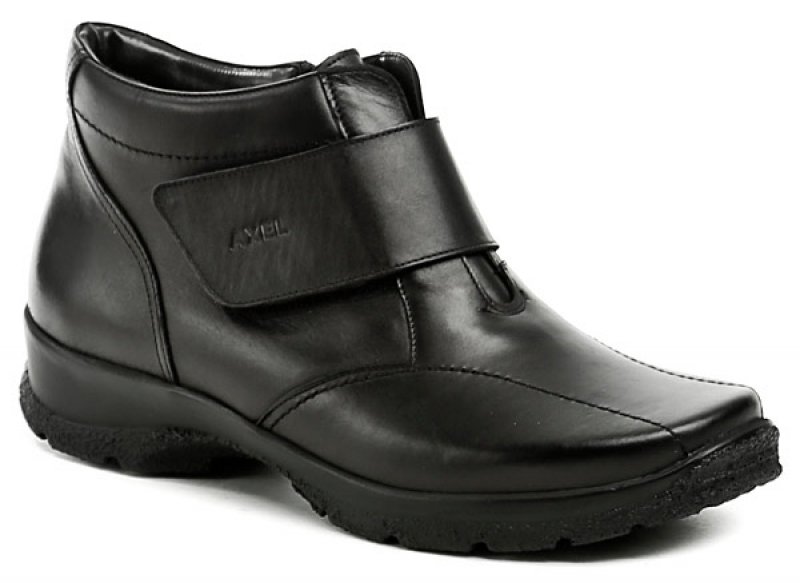 Axel AXBW092 čierne dámske zimné topánky šírka H | ARNO-obuv.sk - obuv s tradíciou