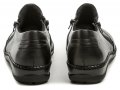 Axel AXBW068 čierne dámske poltopánky topánky šírka H | ARNO-obuv.sk - obuv s tradíciou