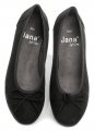 Jana 8-22263-24 čierne dámske baleríny šírka H | ARNO-obuv.sk - obuv s tradíciou