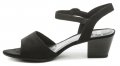Jana 8-28365-24 čierne dámske sandále na podpätku šírka H | ARNO-obuv.sk - obuv s tradíciou