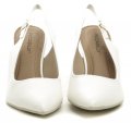 Piccadilly 745045 biele dámske lodičky s voľnou pätou | ARNO-obuv.sk - obuv s tradíciou