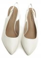 Piccadilly 745045 biele dámske lodičky s voľnou pätou | ARNO-obuv.sk - obuv s tradíciou