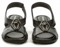 Piccadilly 416077-1 čierne dámske zdravotné sandálky | ARNO-obuv.sk - obuv s tradíciou