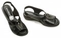 Piccadilly 416077-1 čierne dámske zdravotné sandálky | ARNO-obuv.sk - obuv s tradíciou
