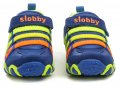 Slobby 171-0006-S1 modro žlté detské tenisky | ARNO-obuv.sk - obuv s tradíciou