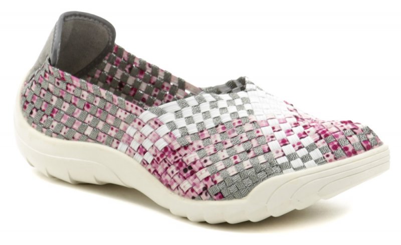 Rock Spring INOKO bielo ružová dámska obuv z gumičiek | ARNO-obuv.sk - obuv s tradíciou