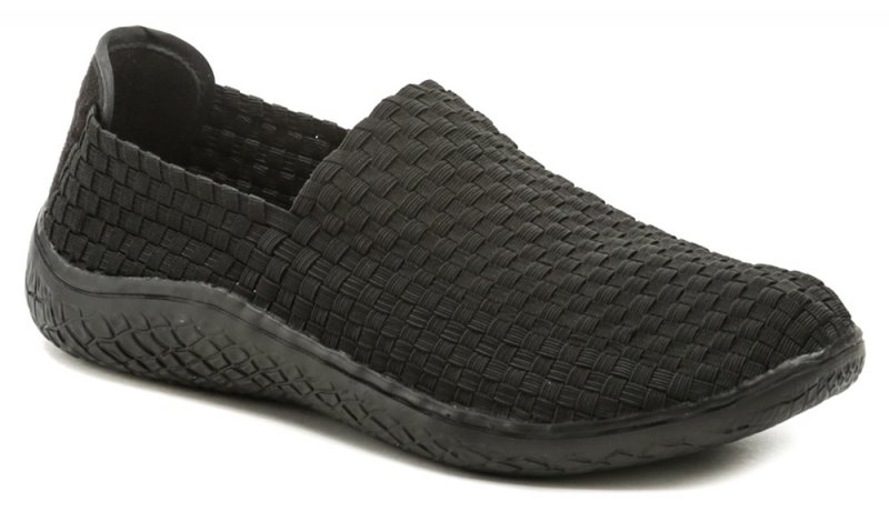 Rock Spring TARGA černá pánská obuv z gumičiek | ARNO-obuv.sk - obuv s tradíciou