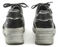 Mustang 1319-305-9 čierne dámske poltopánky na kline | ARNO-obuv.sk - obuv s tradíciou