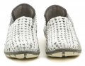 Rock Spring CAPE HORN White Silver dámska gumičková obuv | ARNO-obuv.sk - obuv s tradíciou