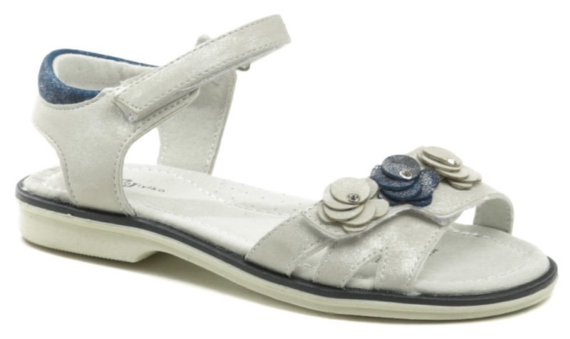 Wojtylko 3S2420 strieborné dievčenské sandálky | ARNO-obuv.sk - obuv s tradíciou