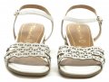 Tamaris 1-28223-24 biele dámske sandále na podpätku | ARNO-obuv.sk - obuv s tradíciou
