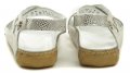 Karyoka 2314-642 strieborné dámske sandále na kline | ARNO-obuv.sk - obuv s tradíciou