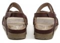 Amulet AM399 bordó dámske sandále na kline | ARNO-obuv.sk - obuv s tradíciou