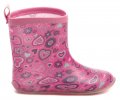 Slobby 166-0026-T1 ružové detské nízke gumáčky | ARNO-obuv.sk - obuv s tradíciou