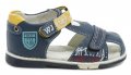 Wojtylko 1S1248 modro žlté sandálky | ARNO-obuv.sk - obuv s tradíciou