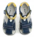 Wojtylko 1S1248 modro žlté sandálky | ARNO-obuv.sk - obuv s tradíciou