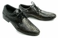 Kristofer 1412 black snake pánske poltopánky | ARNO-obuv.sk - obuv s tradíciou