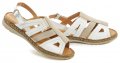 Axel AX2404 béžovo biele dámske zdravotné sandále | ARNO-obuv.sk - obuv s tradíciou