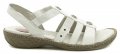 Jana 8-28108-24 biele dámske nadmerné sandále šírka H | ARNO-obuv.sk - obuv s tradíciou