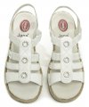 Jana 8-28108-24 biele dámske nadmerné sandále šírka H | ARNO-obuv.sk - obuv s tradíciou