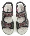 Wojtylko 3S2720 šedo ružové dievčenské sandálky | ARNO-obuv.sk - obuv s tradíciou