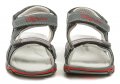Wojtylko 3S2820 šedo červené chlapčenské sandálky | ARNO-obuv.sk - obuv s tradíciou