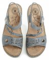 eVento 1907 blue dámske sandále na miernom kline | ARNO-obuv.sk - obuv s tradíciou