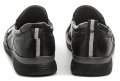 Jana 8-24706-25 čierne dámske poltopánky šírka H | ARNO-obuv.sk - obuv s tradíciou