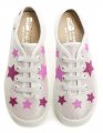 3F detské bielo ružové tenisky s hviezdami 4BL14-4 | ARNO-obuv.sk - obuv s tradíciou