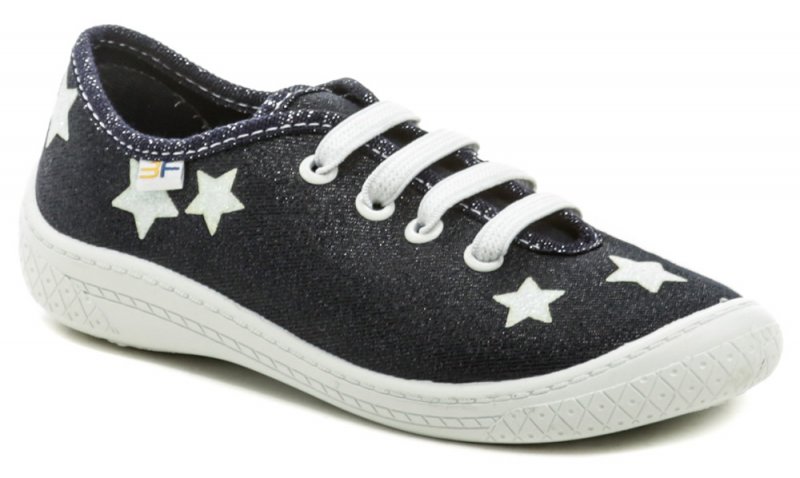 3F detské modré tenisky s hviezdami 4BL14-7 | ARNO-obuv.sk - obuv s tradíciou